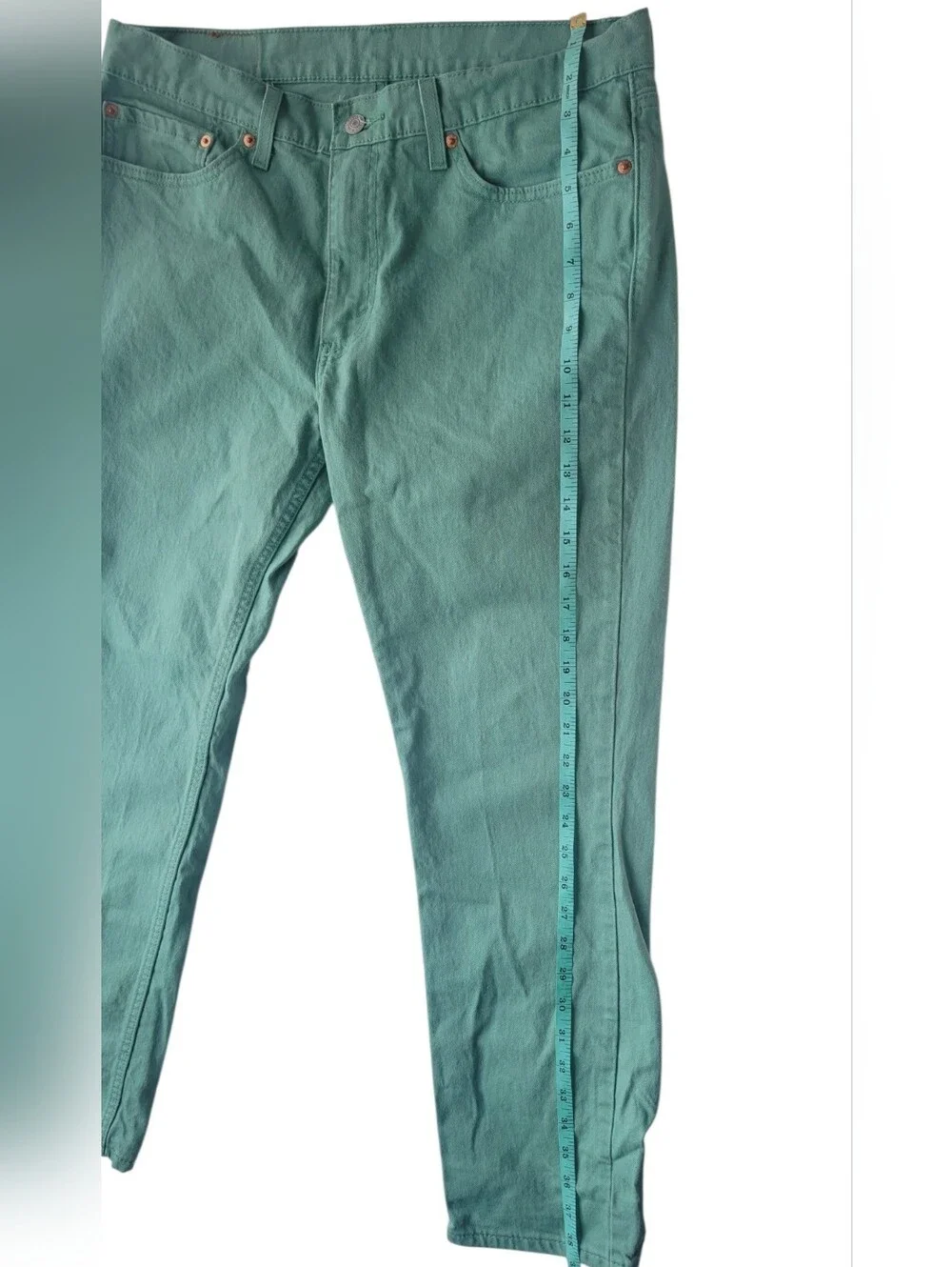 Levi's 511 Slim Fit Jeans Sz 34x29 Green